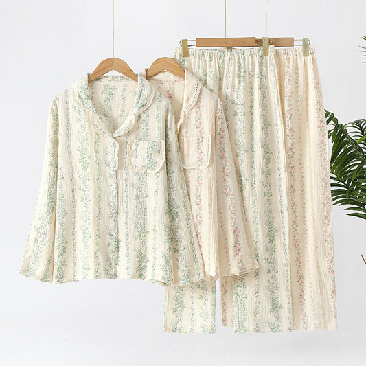 Cotton Lounge & Sleep Suit Set (2-Piece) - Sureru