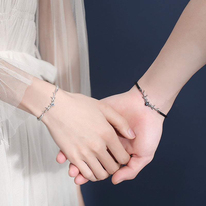 ❤️ Yi Lu Has You Braided Rope Bracelet – Fashionable Valentine’s Gift - Sureru