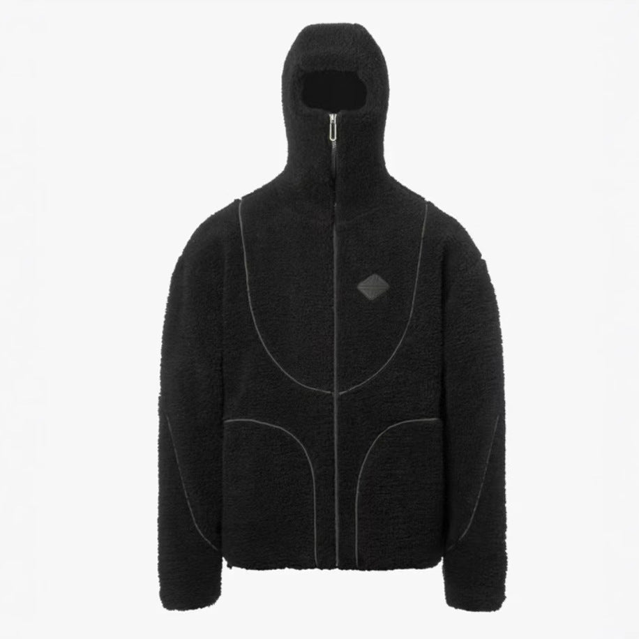 Men’s Loose-Fit Zipper Jacket – Stand Collar Style - Sureru