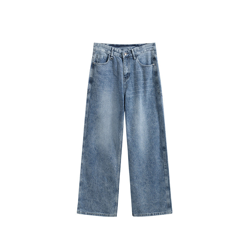 Men’s Mid-Waist Straight Cotton Pants - Sureru