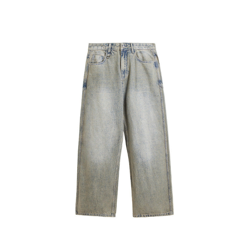 Men’s Mid-Waist Straight Cotton Pants - Sureru