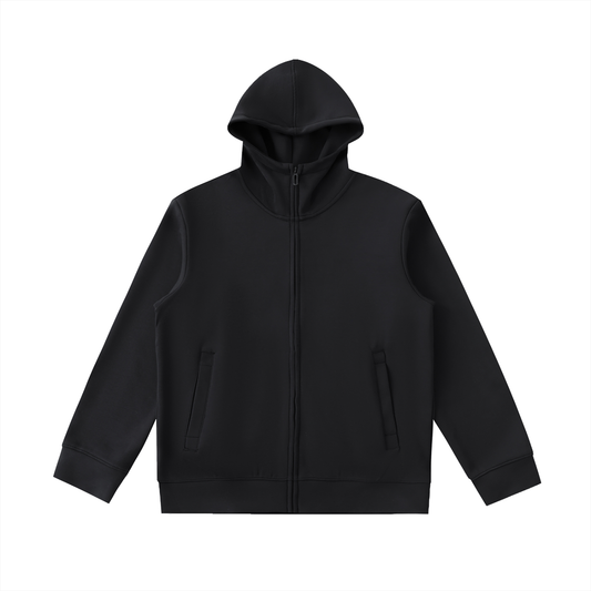 Essential Heavyweight High Neck Zip-Up Hoodie