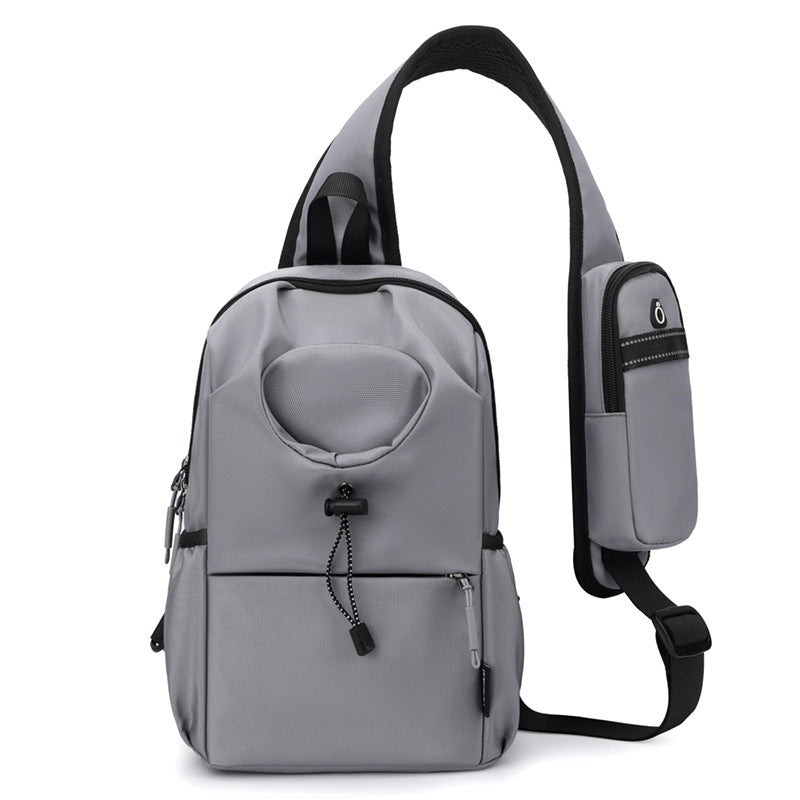 Men's Oxford Cloth Splash-proof Shoulder Crossbody Chest Bag - Sureru
