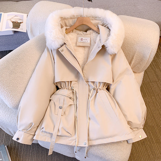 ❄️ Women’s Mid-Length Slim Parka – Warm Cotton-Padded Winter Coat - Sureru