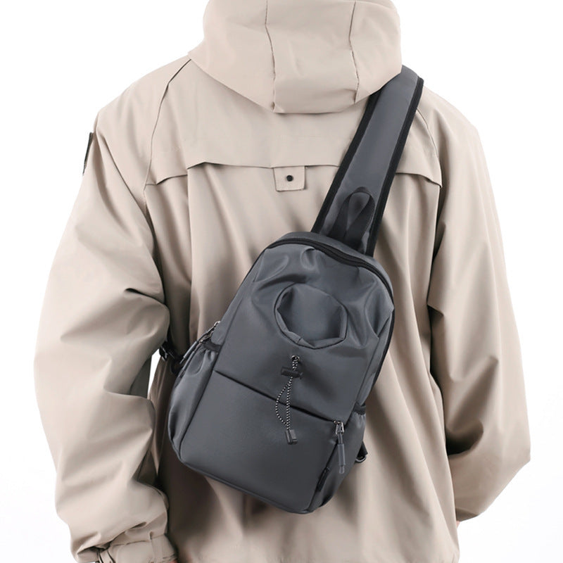 Men's Oxford Cloth Splash-proof Shoulder Crossbody Chest Bag - Sureru