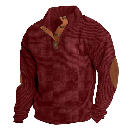 Cozy Corduroy Pullover – Loose Fit Long Sleeve Top - Sureru