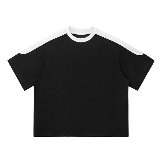 Unisex Color Block Oversized T-Shirt