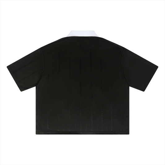 Sureru Oversized Cropped Performance Polo – Lightweight Summer Essential