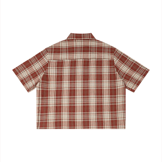 Sureru Square Collar Cotton Shirt – Lightweight Summer Essential