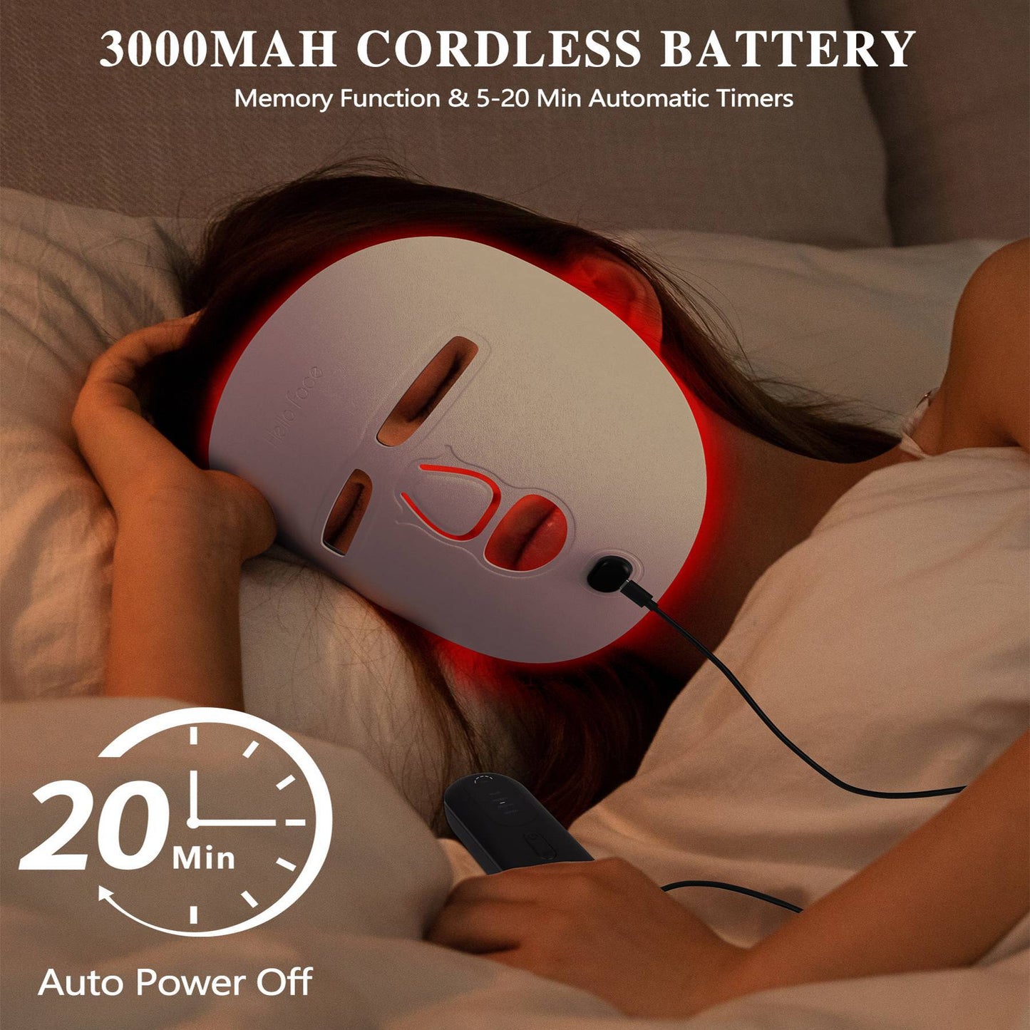 Sureru LED Light Therapy Face Mask – Red, Blue & Infrared Rejuvenation - Sureru