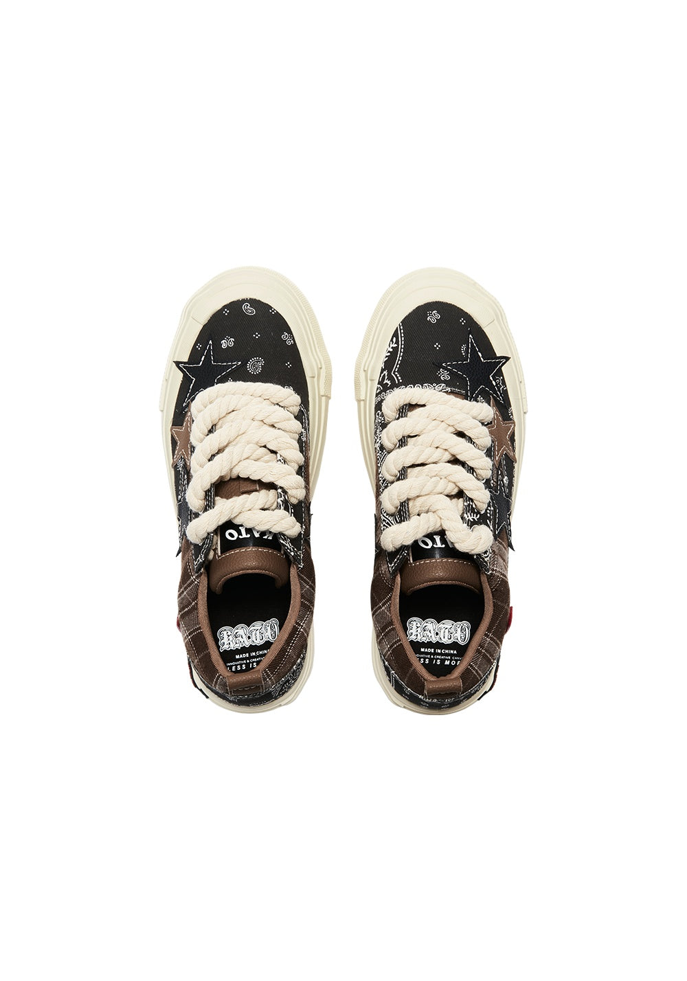 KAALIXTO--Star Canvas Shoes-Paisley - Unisex - Sureru