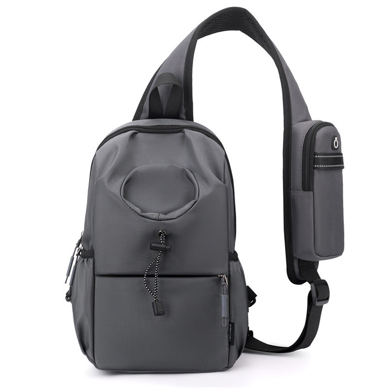 Men's Oxford Cloth Splash-proof Shoulder Crossbody Chest Bag - Sureru