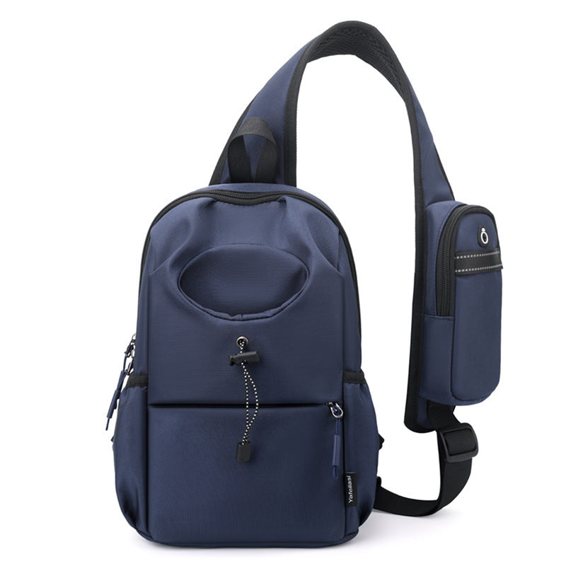 Men's Oxford Cloth Splash-proof Shoulder Crossbody Chest Bag - Sureru