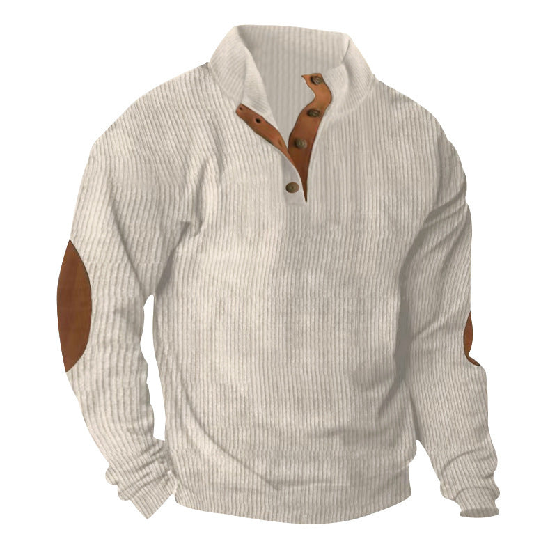 Cozy Corduroy Pullover – Loose Fit Long Sleeve Top - Sureru