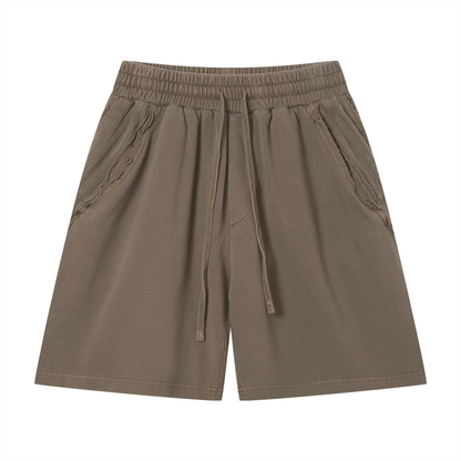 Sureru Washed Cotton Drawstring Shorts – Premium Vintage Streetwear