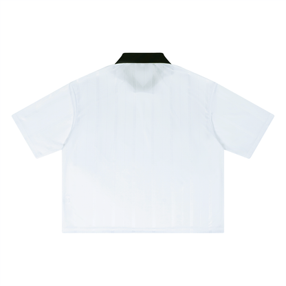 Sureru Oversized Cropped Performance Polo – Lightweight Summer Essential