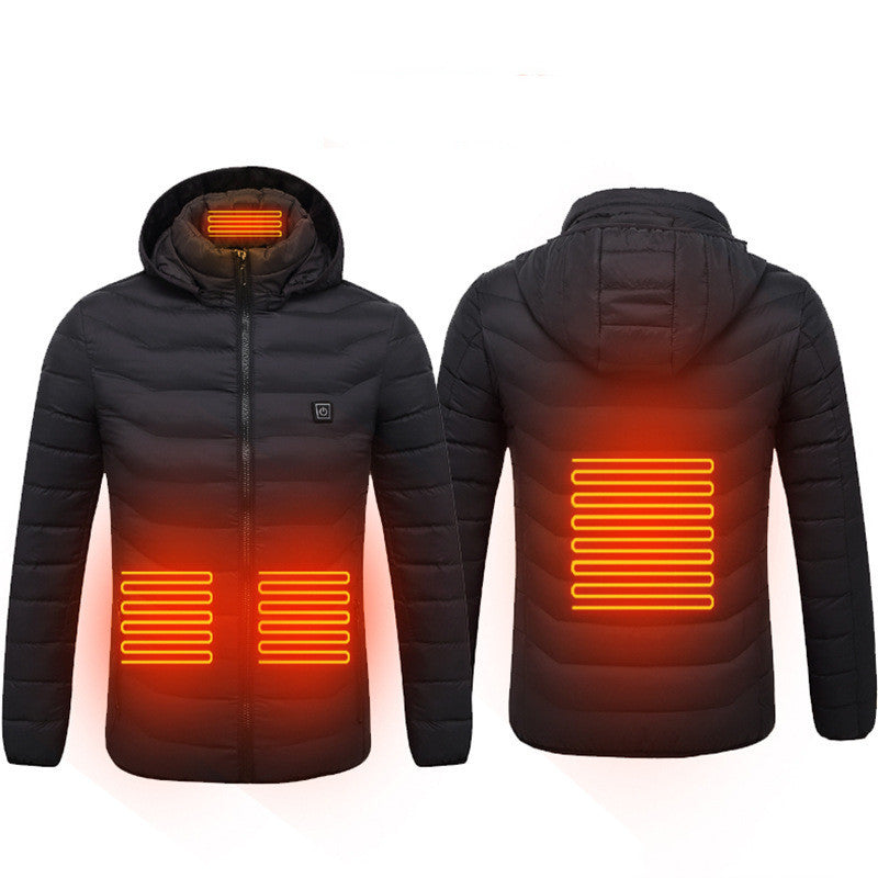 Men’s USB Heated Jacket – Electric Thermal Winter Coat