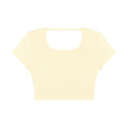 Women's Square Neck Crop T-Shirt