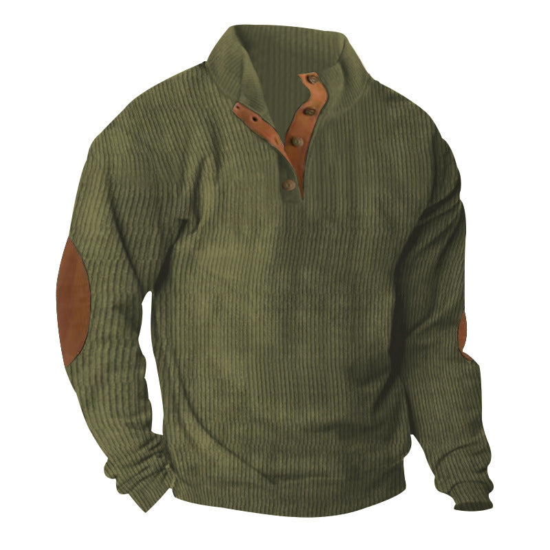 Cozy Corduroy Pullover – Loose Fit Long Sleeve Top - Sureru