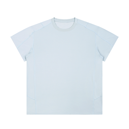 Unisex Contrast Stitch  Regular Fit T-Shirt