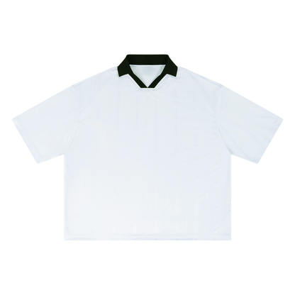 Sureru Oversized Cropped Performance Polo – Lightweight Summer Essential