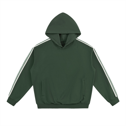 Side Stripe Drop-Shoulder Hoodie