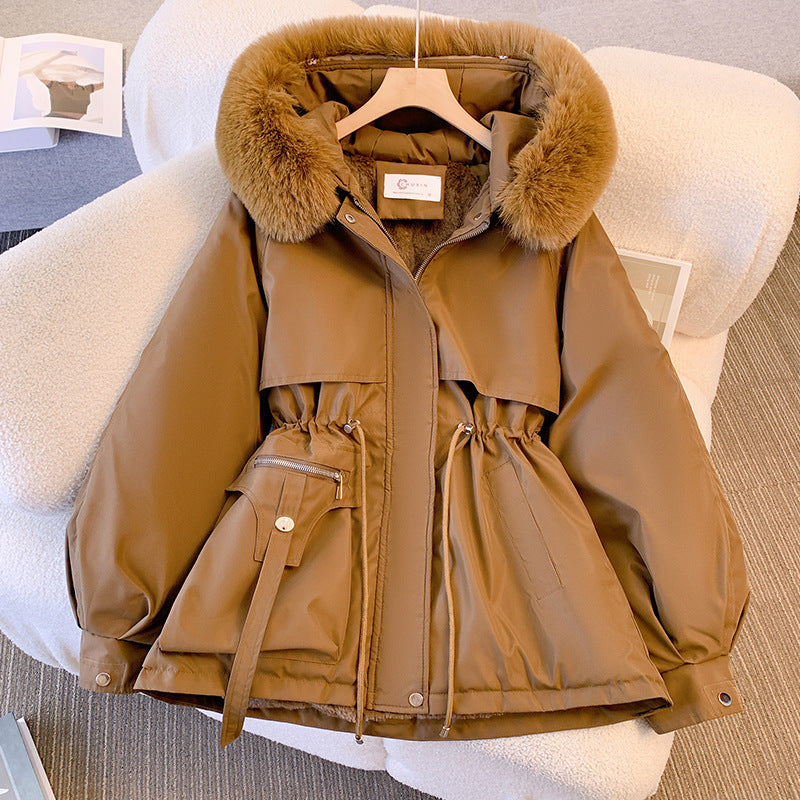 ❄️ Women’s Mid-Length Slim Parka – Warm Cotton-Padded Winter Coat - Sureru