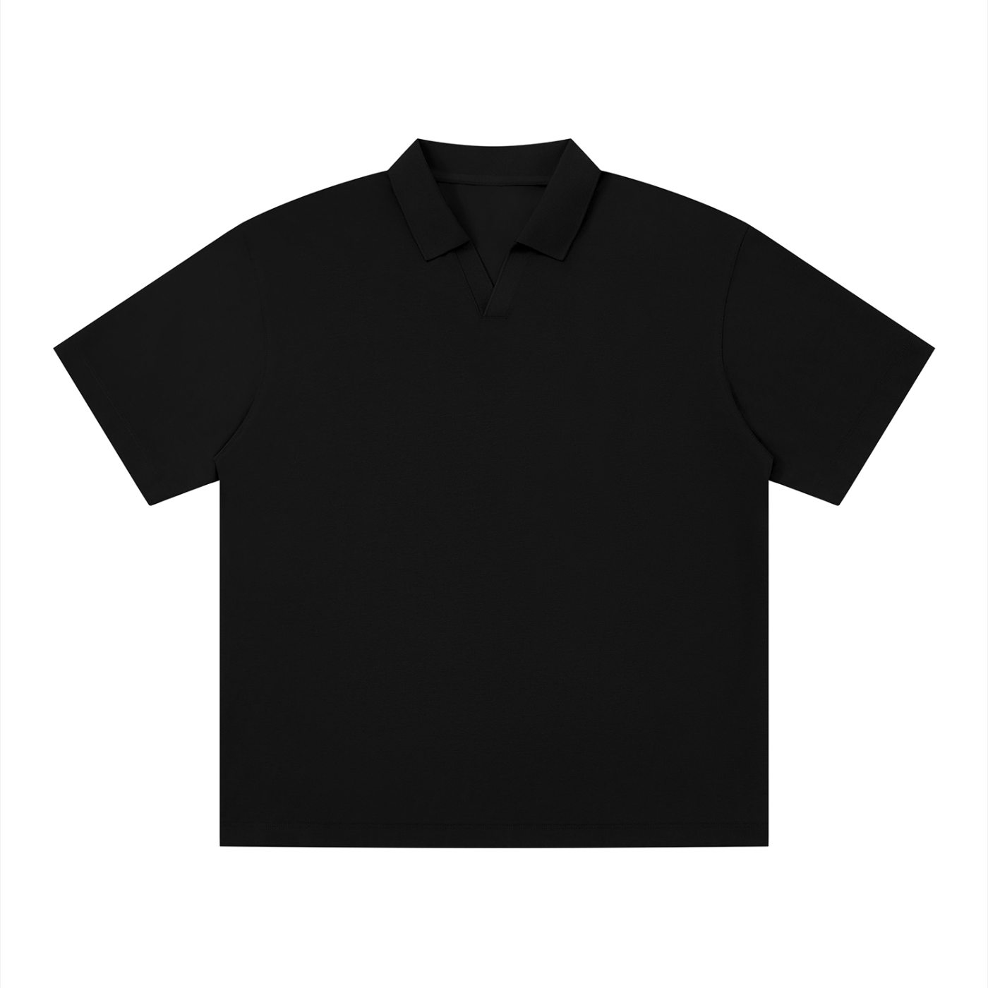 Men's Drop Shoulder Polo Shirt