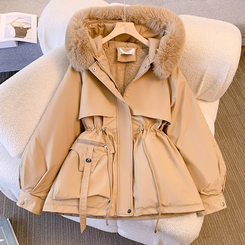 ❄️ Women’s Mid-Length Slim Parka – Warm Cotton-Padded Winter Coat - Sureru