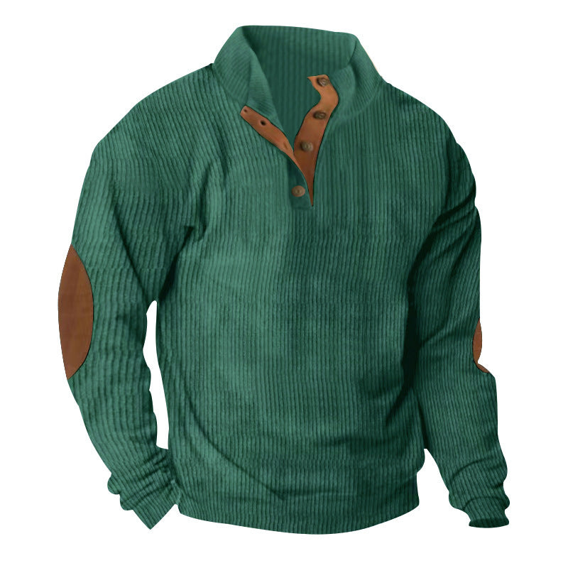 Cozy Corduroy Pullover – Loose Fit Long Sleeve Top - Sureru