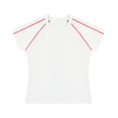 Women's Contrast Stitch Raglan T-Shirt