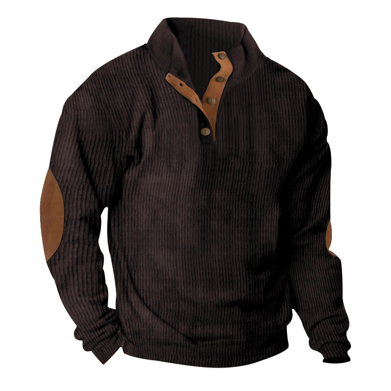 Cozy Corduroy Pullover – Loose Fit Long Sleeve Top - Sureru