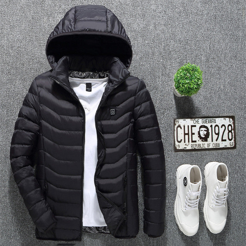 Men’s USB Heated Jacket – Electric Thermal Winter Coat