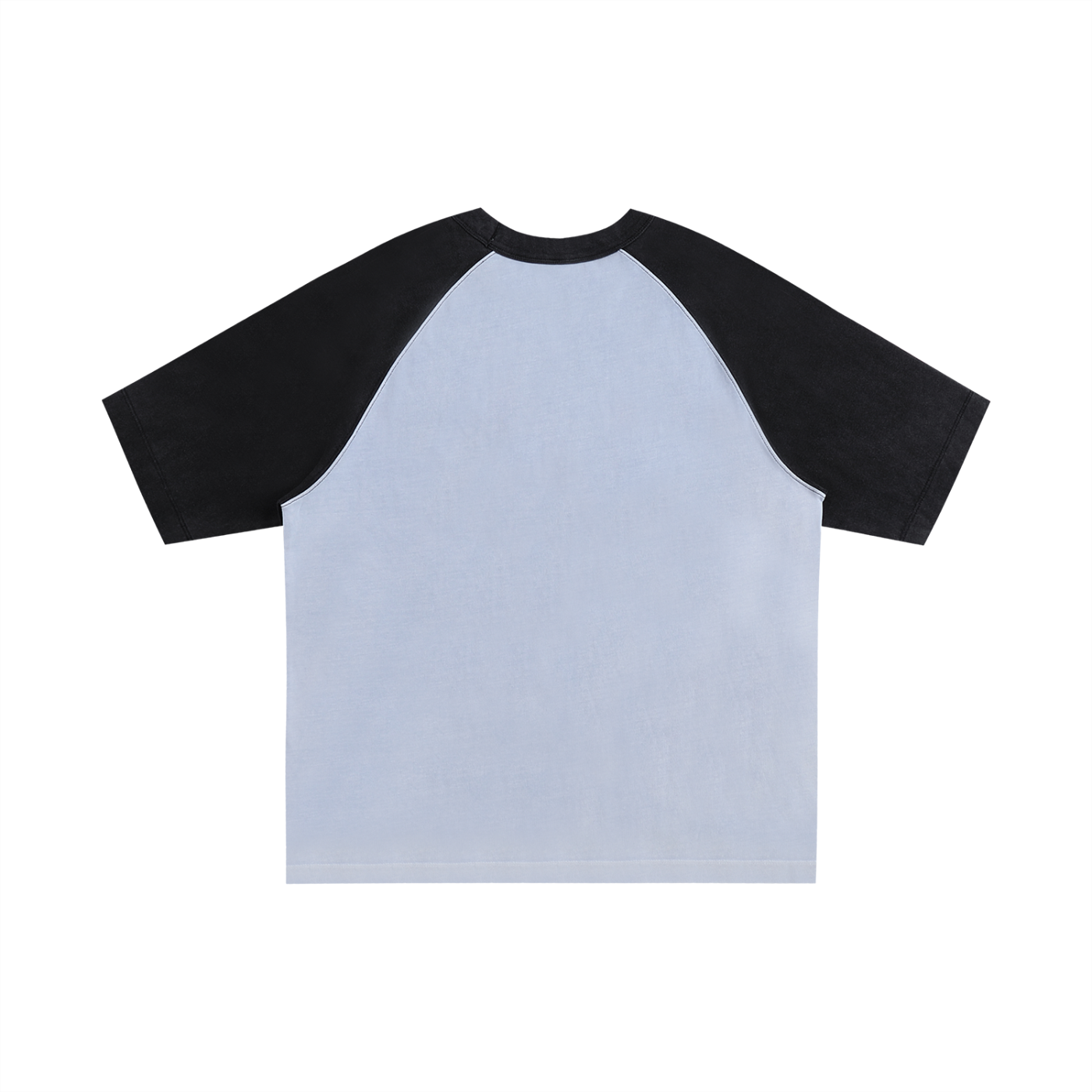 Color-Blocked Raglan Sleeve T-Shirt