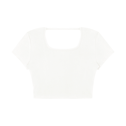 Women's Square Neck Crop T-Shirt