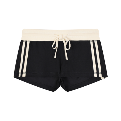 Women's Contrast Stripe Track Shorts