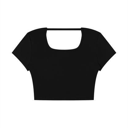 Women's Square Neck Crop T-Shirt