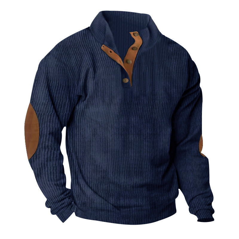 Cozy Corduroy Pullover – Loose Fit Long Sleeve Top - Sureru