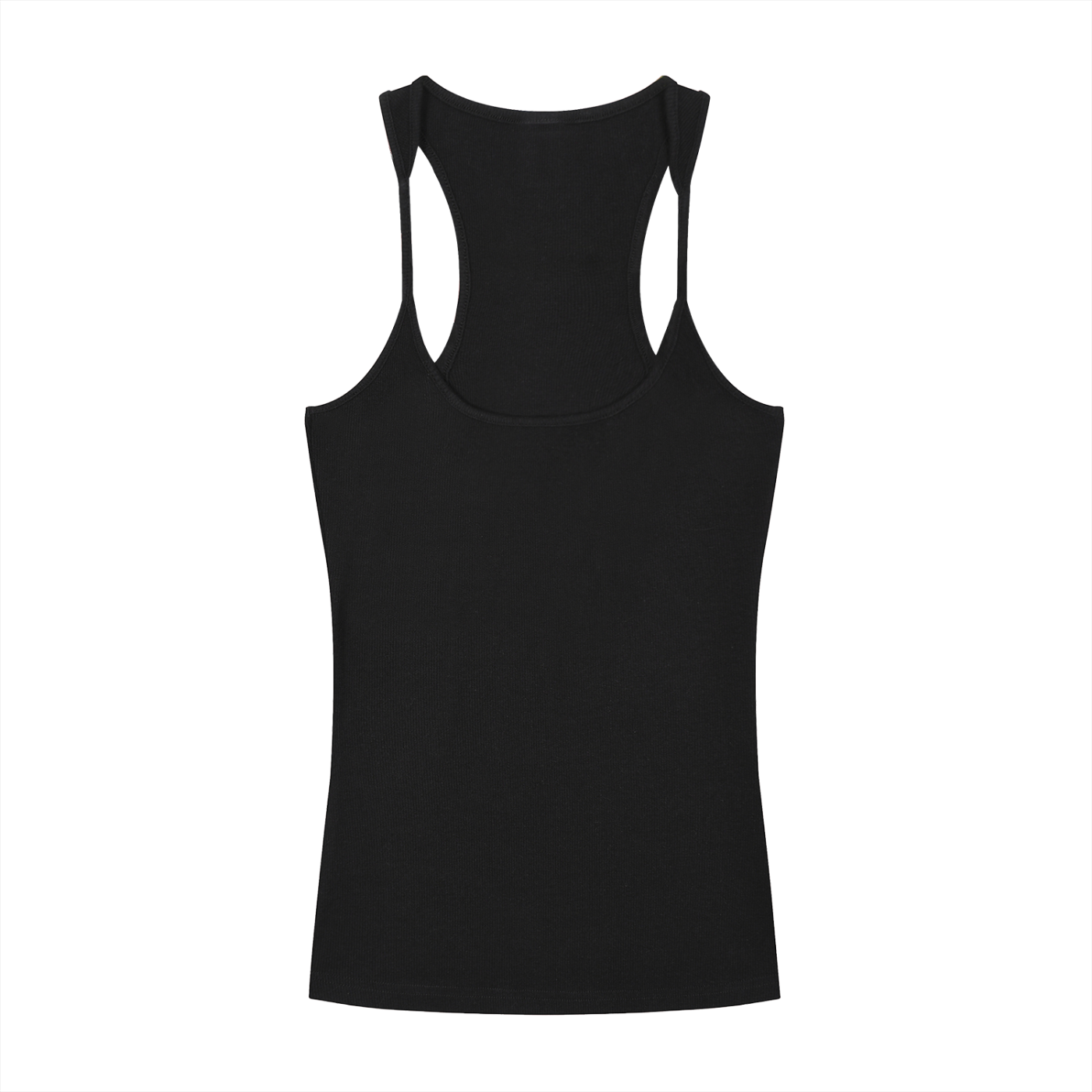 Slim Fit Ribbed Racerback Tank Top