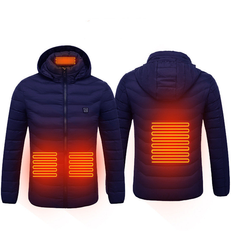 Men’s USB Heated Jacket – Electric Thermal Winter Coat