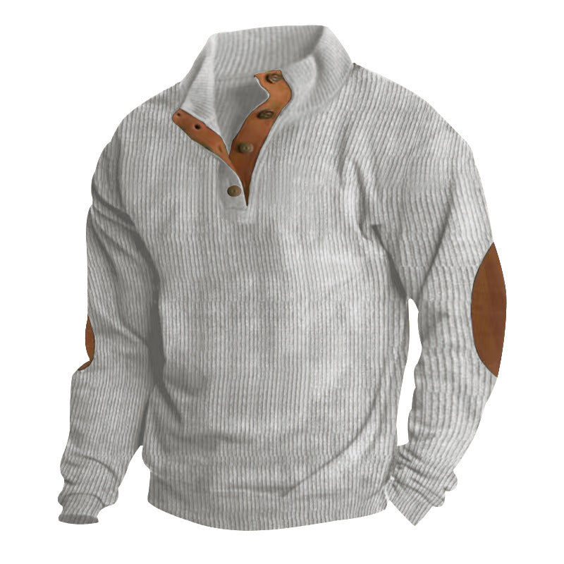Cozy Corduroy Pullover – Loose Fit Long Sleeve Top - Sureru