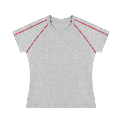 Women's Contrast Stitch Raglan T-Shirt