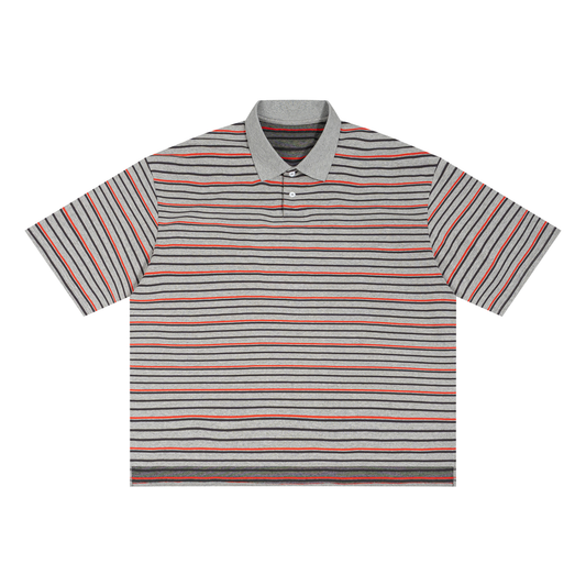 Sureru Oversized Cropped Polo – Modern Performance Streetwear