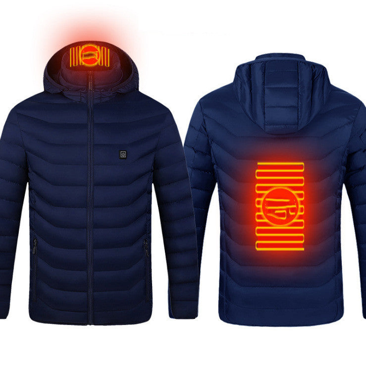 Men’s USB Heated Jacket – Electric Thermal Winter Coat