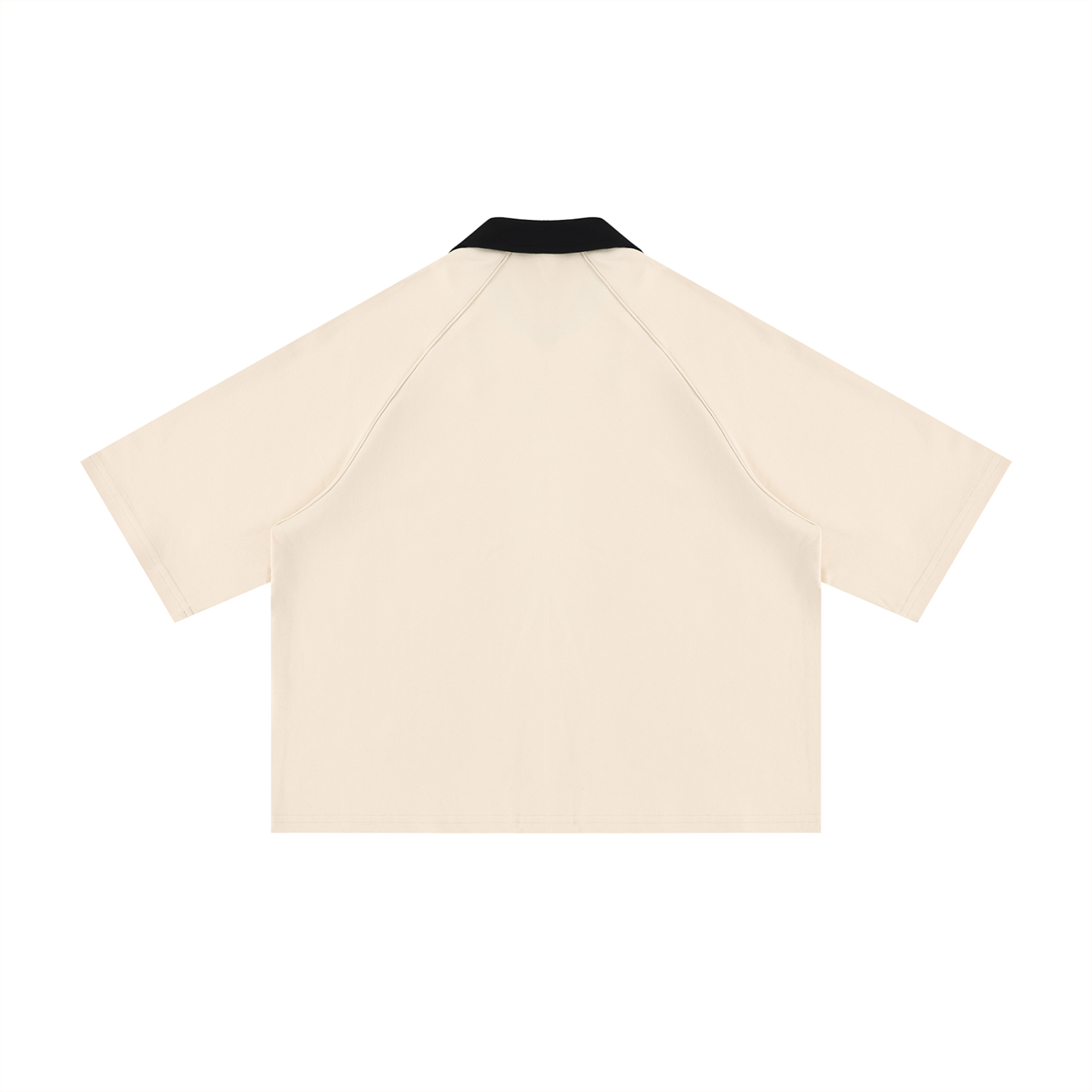 Sureru Cropped Raglan Polo Shirt | Premium Streetwear Cotton Blend Polo