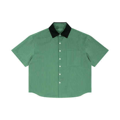 Sureru Lightweight Cropped Button Shirt – Relaxed Summer Essential