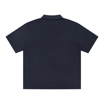 Men's Drop Shoulder Polo Shirt