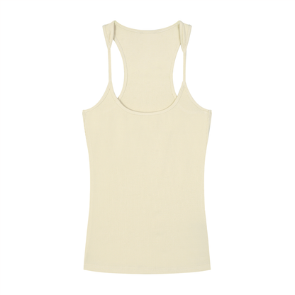 Slim Fit Ribbed Racerback Tank Top