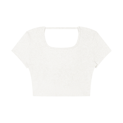 Women's Square Neck Crop T-Shirt