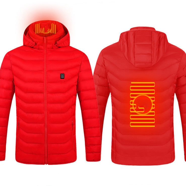 Men’s USB Heated Jacket – Electric Thermal Winter Coat